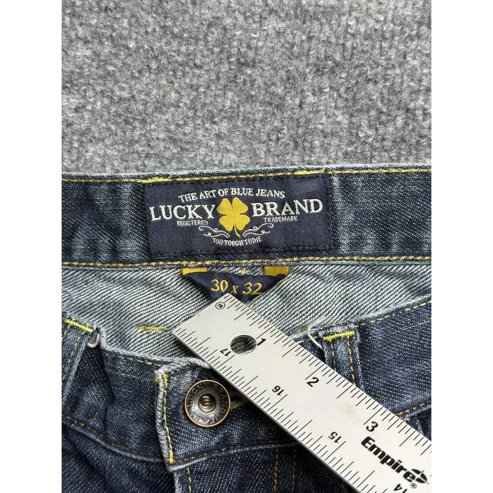 Lucky Brand Jeans Mens 30x32 Blue 361 Vintage Straight Leg Denim Dark Wash